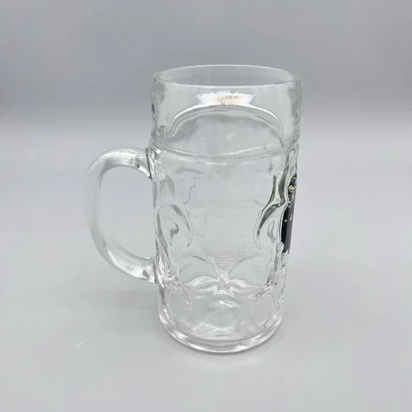 Great Lakes Brewing Winking Lizard Oktoberfest 42oz Dimpled Heavy Beer Mug Glass - Picture 2 of 6